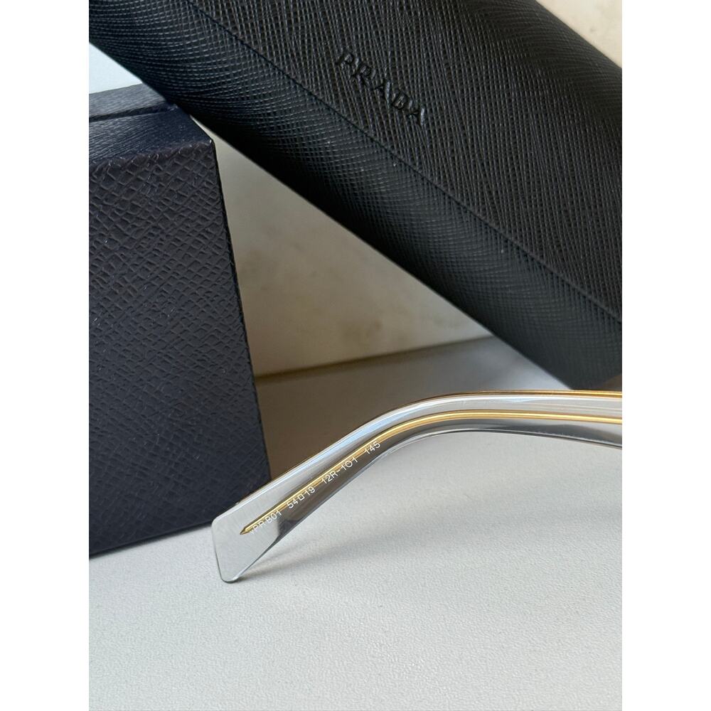 NEW Prada PR B01V Clear Cat Eye Eyeglasses Frames - Picture 8 of 8